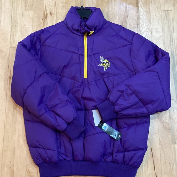 NFL Jackets & Coats Minnesota Vikings Nfl Puffer Jacket Size L Nwt
